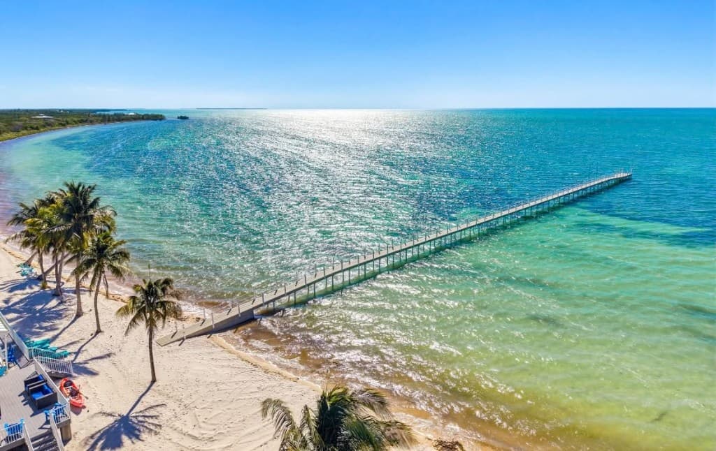 Marine engineering for a custom dock in the Florida Keys