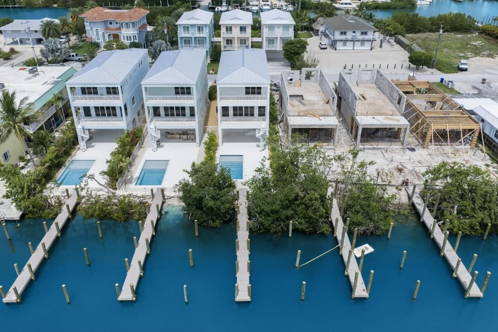 Marine engineering for canal docks and shoreline work in the Florida Keys