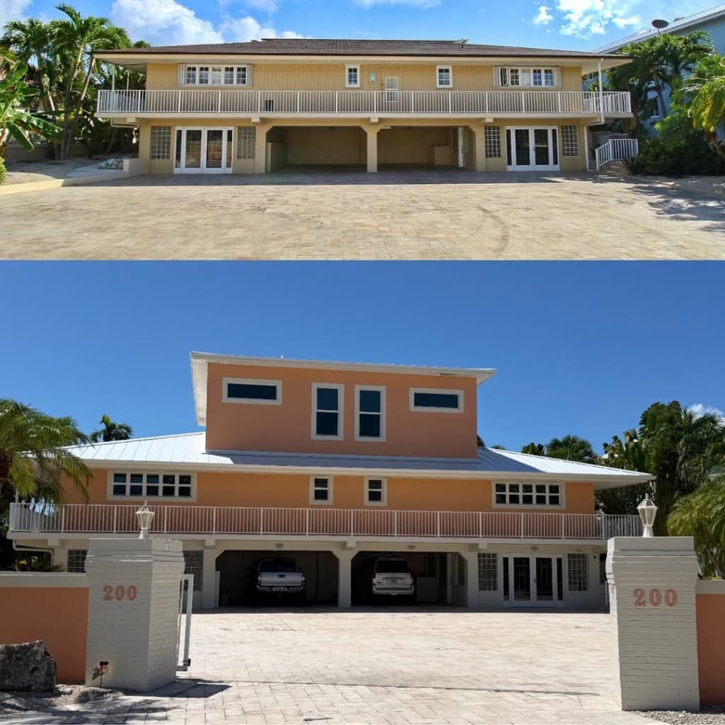 Structural engineering for a second-story home addition in Marathon, Florida Keys